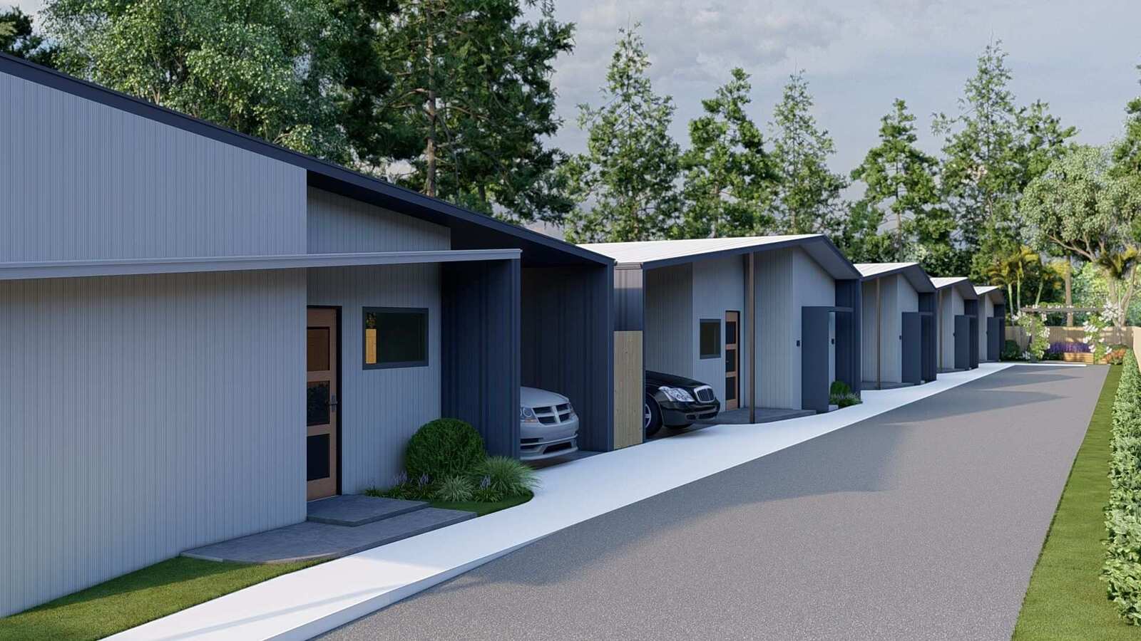 Caboolture Villa Carport Unit Driveway View Queensland