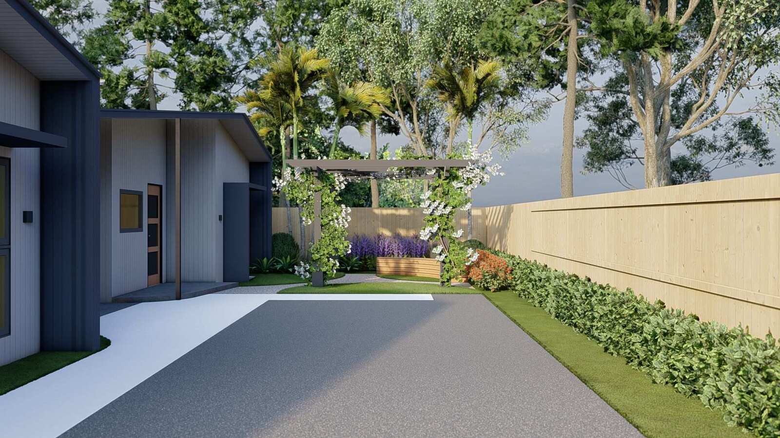 Caboolture Villa Garden Pergola Area Queensland