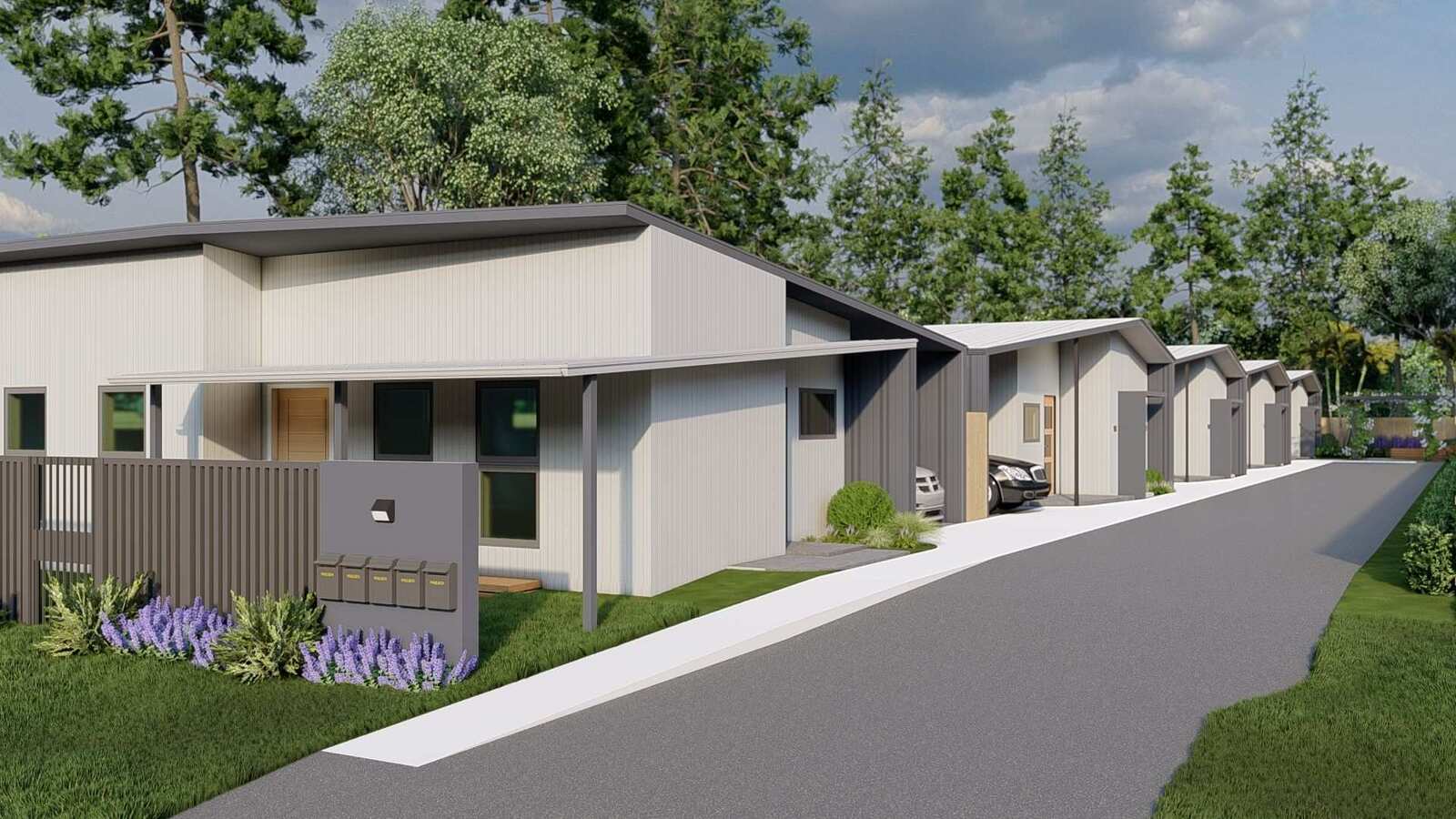 Caboolture Villa Mailbox Driveway Entry Queensland