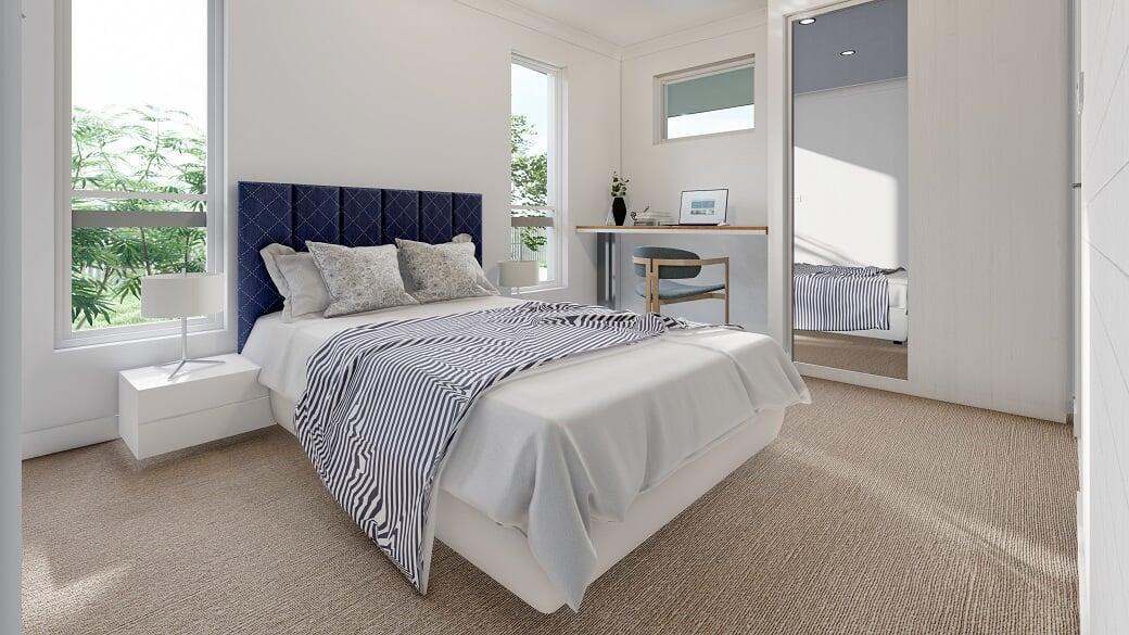 Clarendon Vale Robust SDA Houses & Villas Bright and spacious bedrooms create a welcoming and relaxing atmosphere.