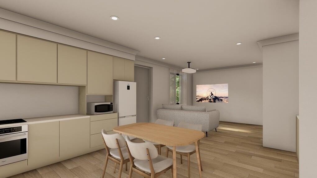 Direk Villas offers Modern Kitchens and Living Area