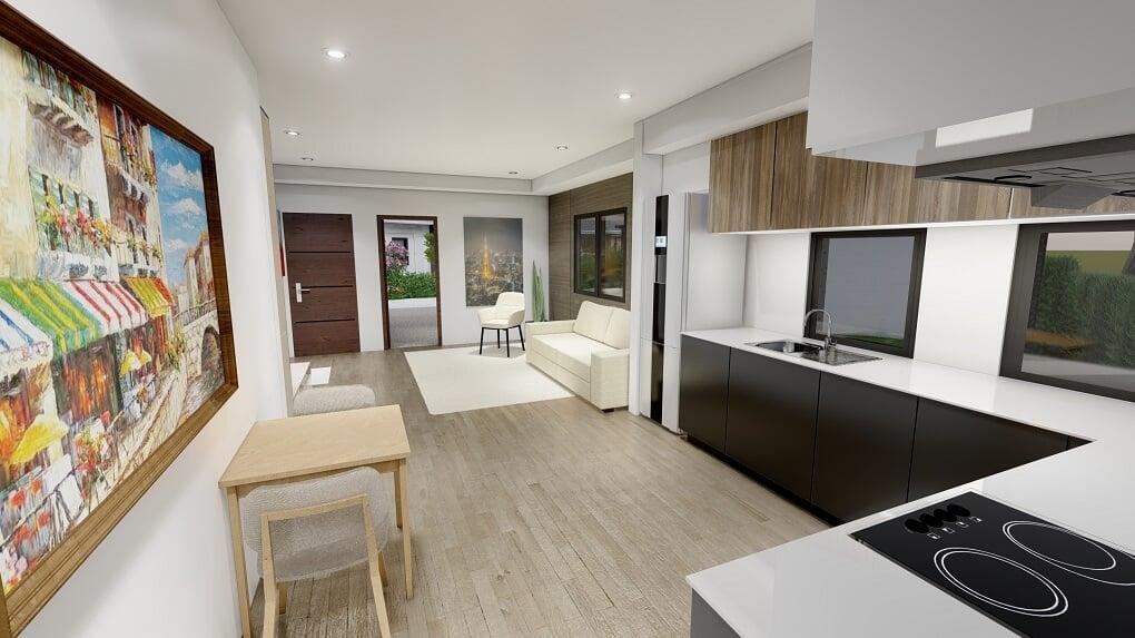 Frankston Villas with Contemporary Kitchen