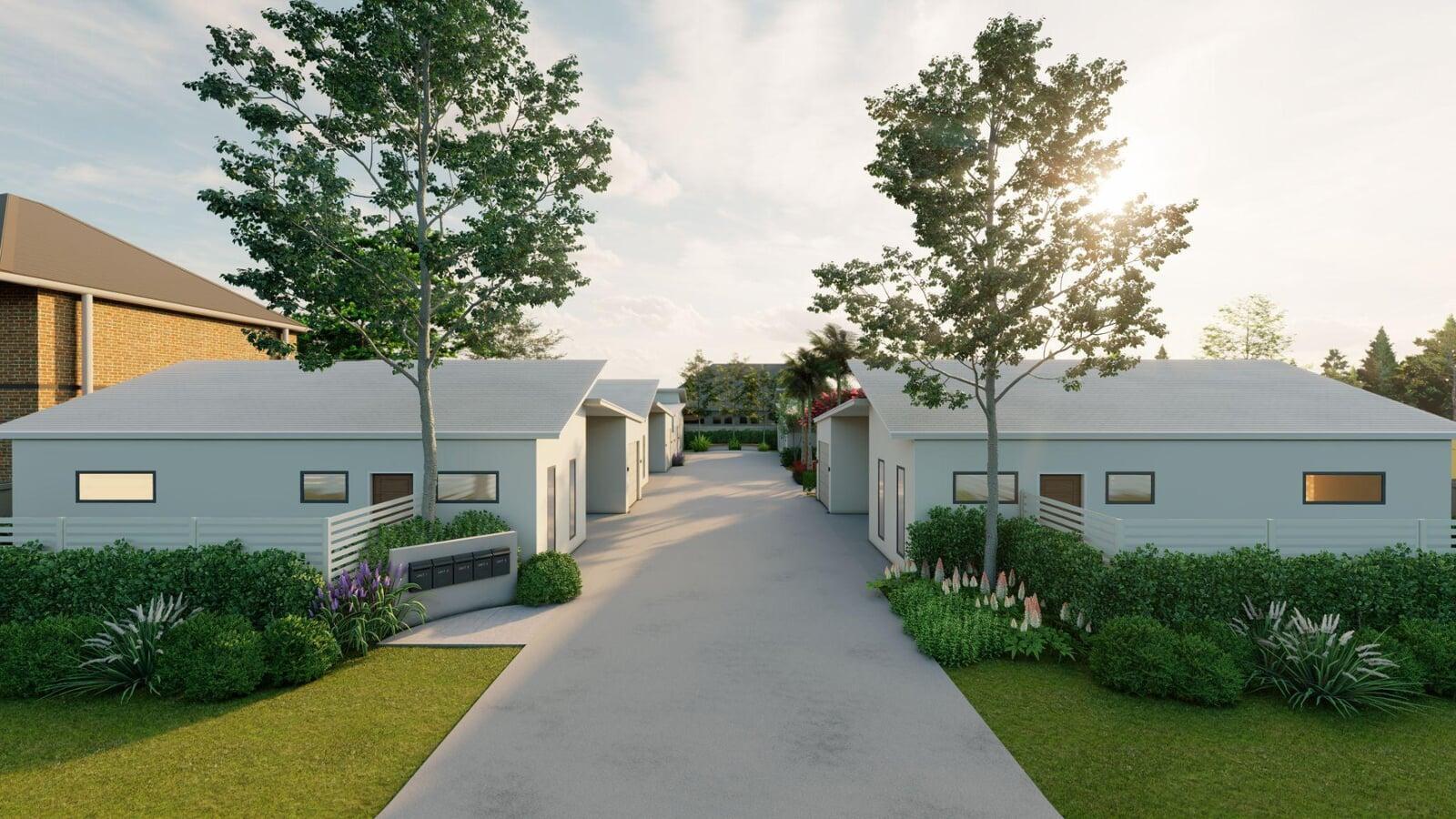 Kallangur Villa Entry Pathway between Units Queensland