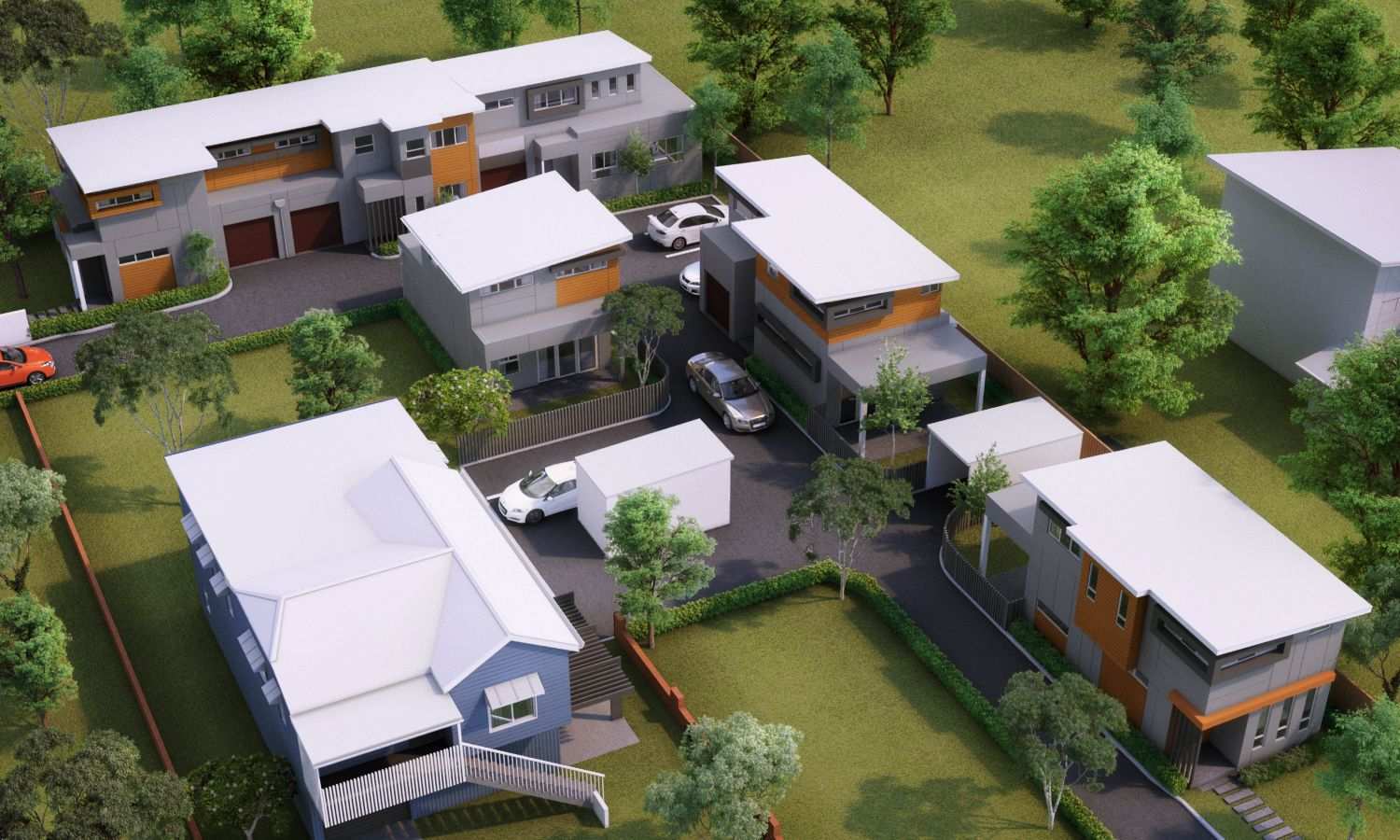Lurnea Villa Aerial Site View New South Wales Area