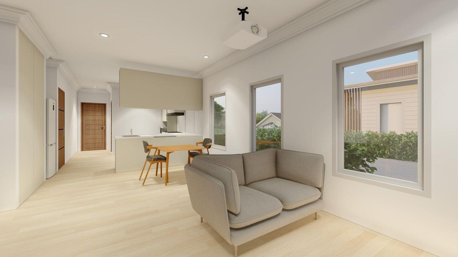 Muswellbrook Villa Dining with Window Garden View, New South Wales Area
