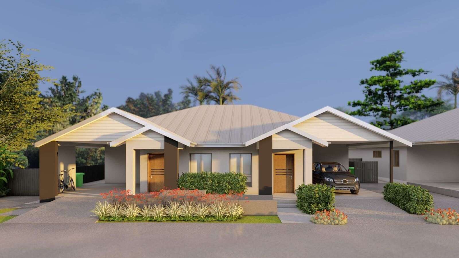 Rockhampton Villa Dual Unit Entry View Queensland