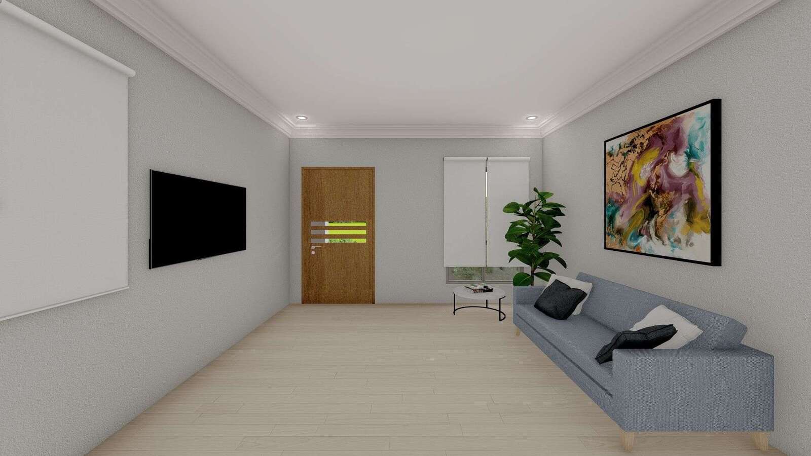 Rockhampton Villa Minimalist Living Room Queensland