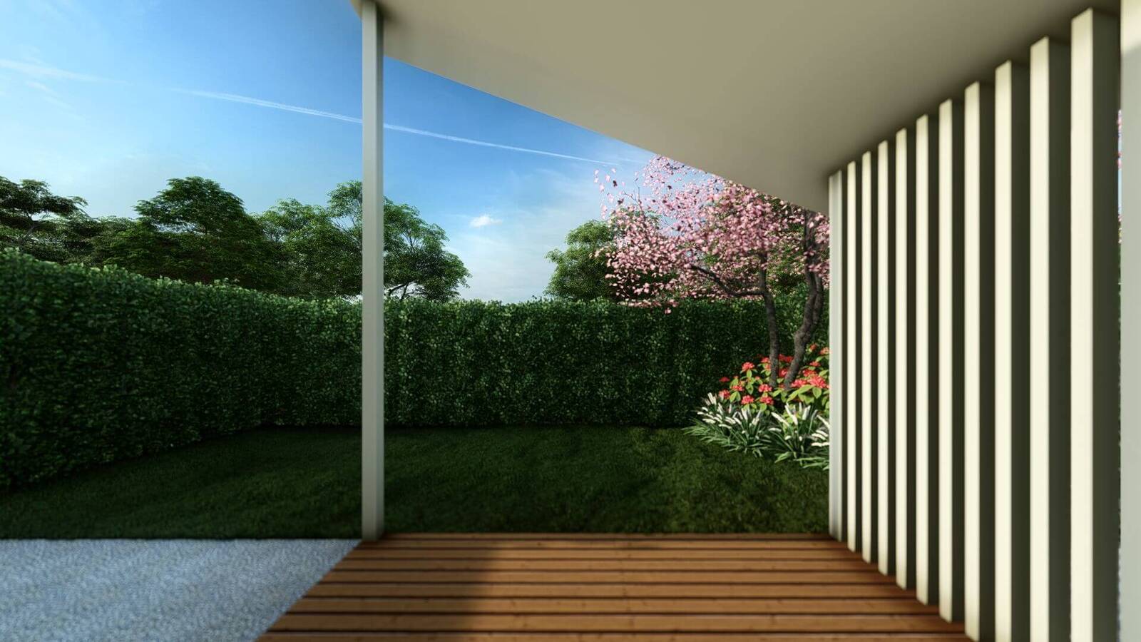 Scone Villa Backyard Patio View, New South Wales Area