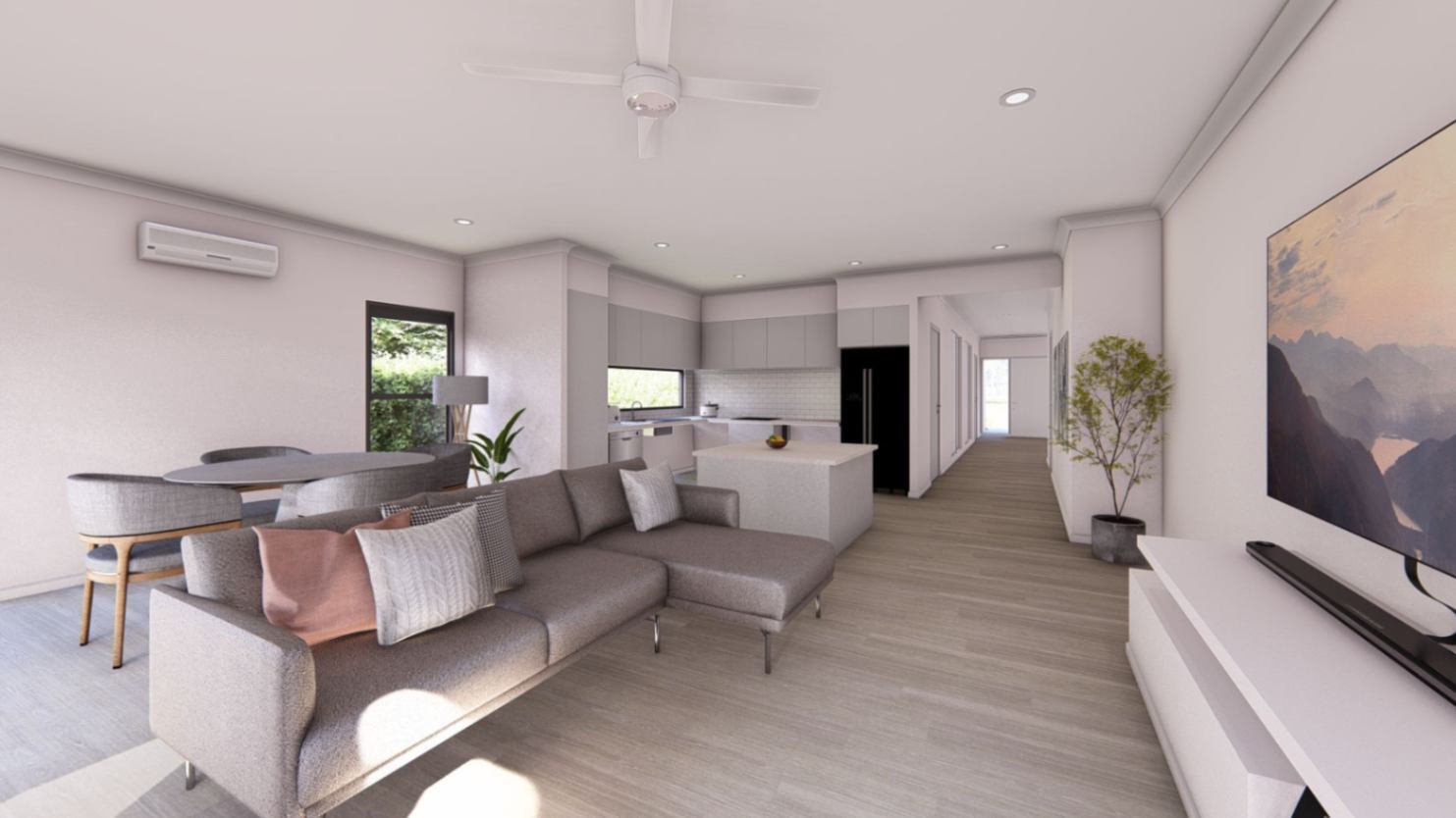 Chettle Street Residence – Broken Hill, NSW with open living area