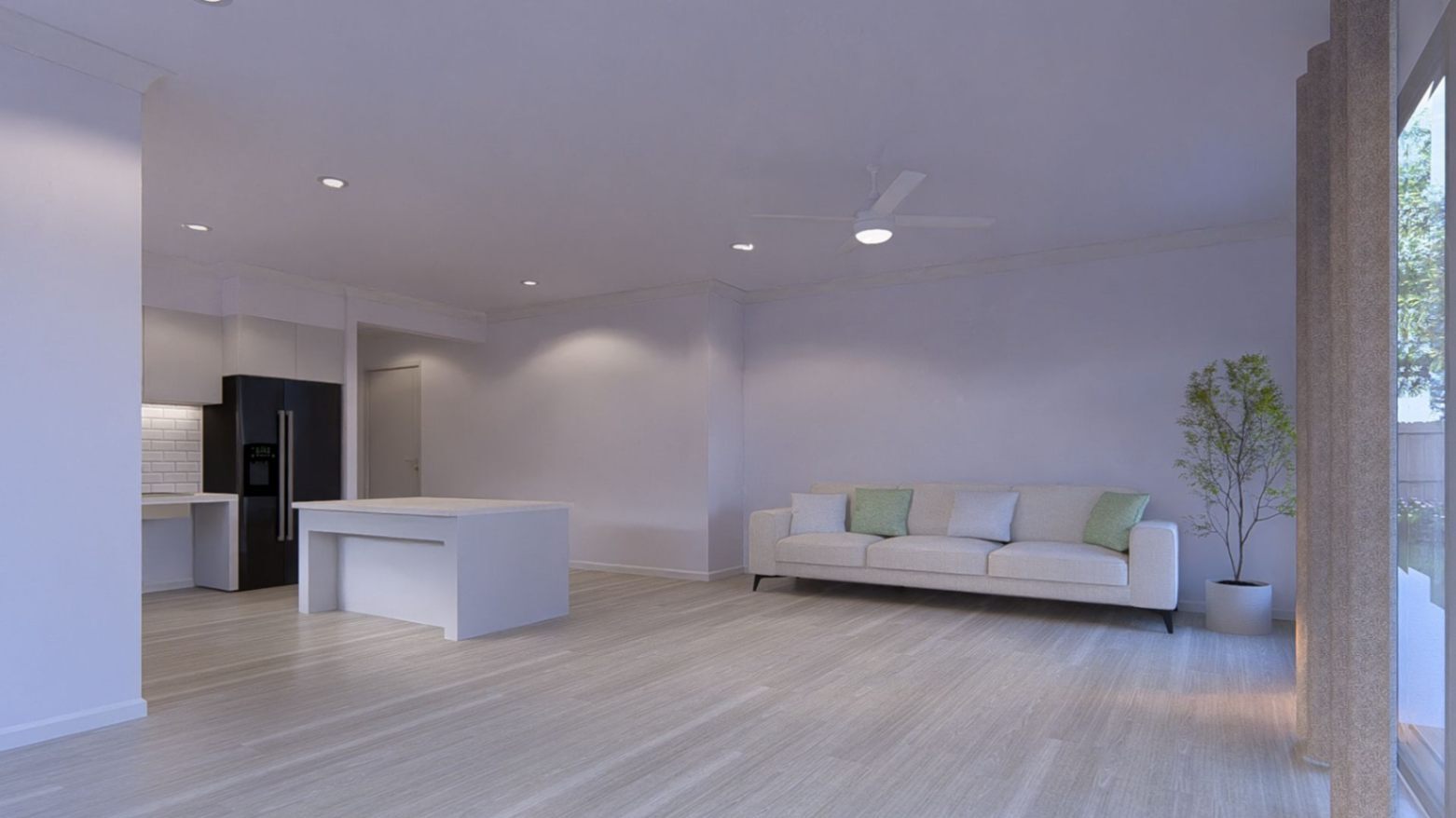 Kingscote Residence with living area